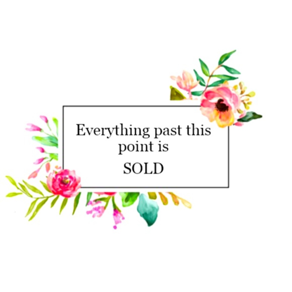 Sold items below 😊